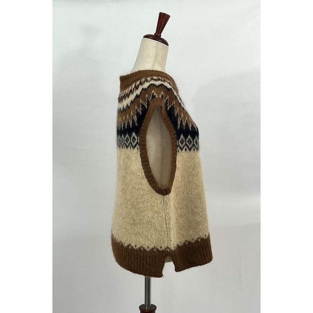 POLO RALPH LAUREN Sz XXL Alpaca Blend Fair Isle Intarsia Knit Sweater Vest - Picture 6 of 10